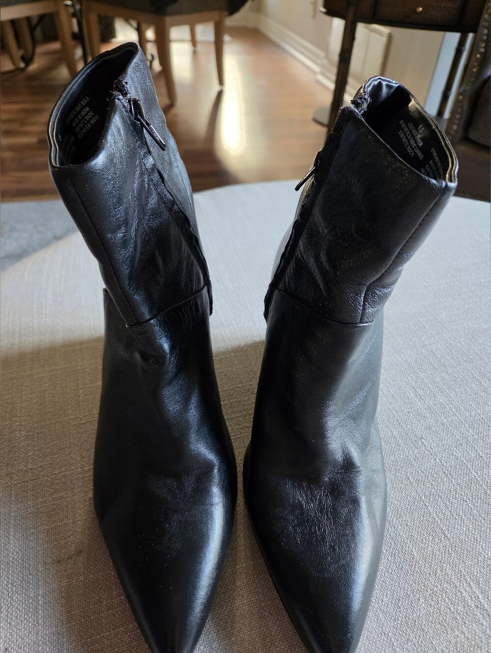 Seychelles Woman's Black Wedge Ankle Bootie